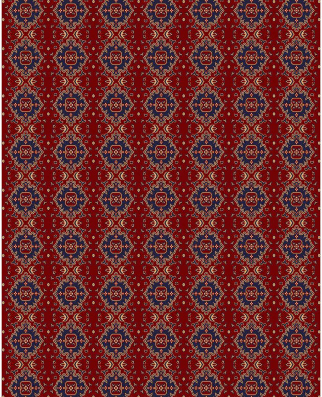 Dokuma Kadife Yer Kaplama skb 6841a red