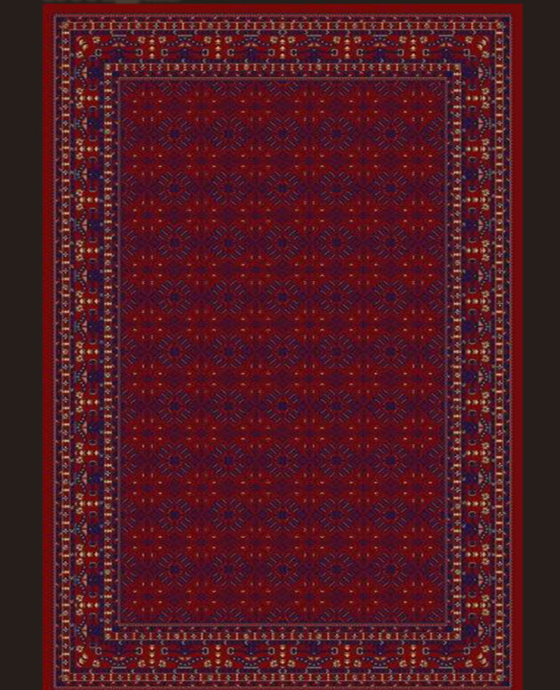 Akrilik Halı skb 0176A RED