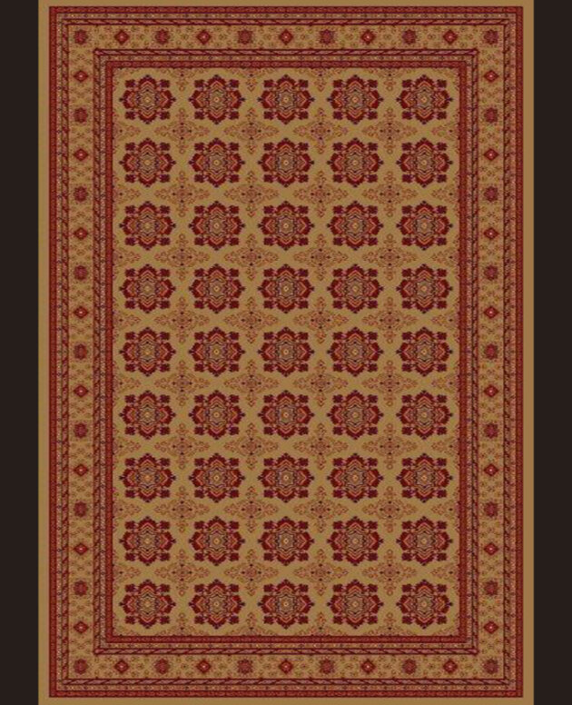 Akrilik Halı skb 0293A RED