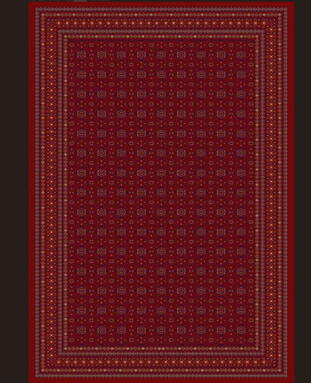 Akrilik Halı skb 0617D RED