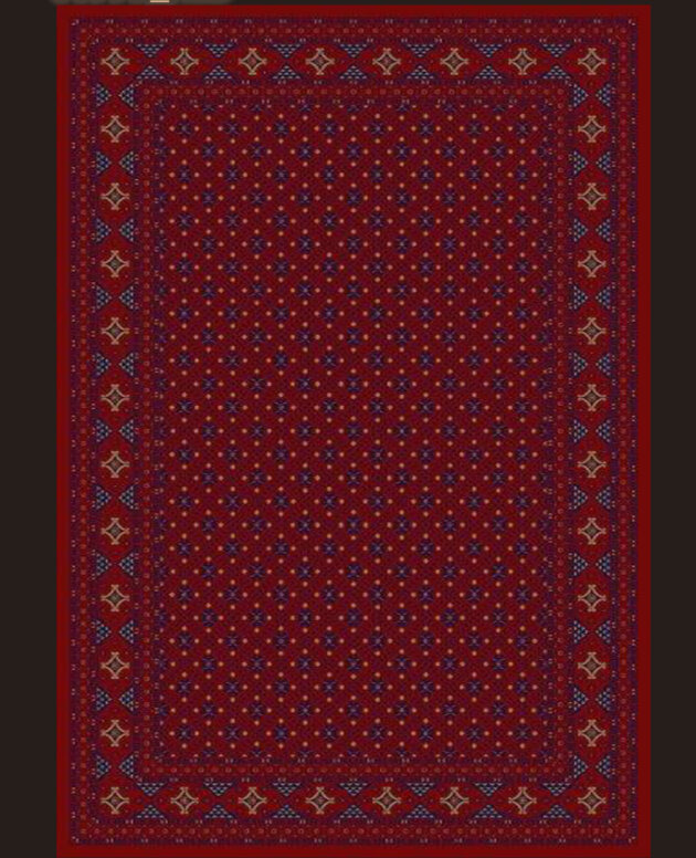 Akrilik Halı skb 0699B RED