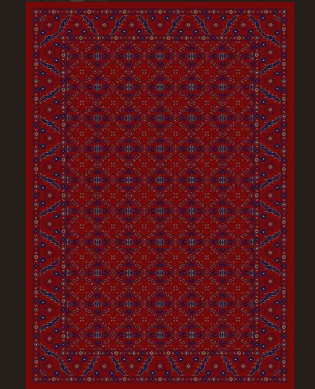 Akrilik Halı skb 0778A RED