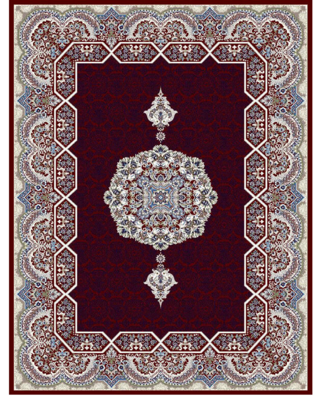 İran Makine Halısı skb 1295A Red