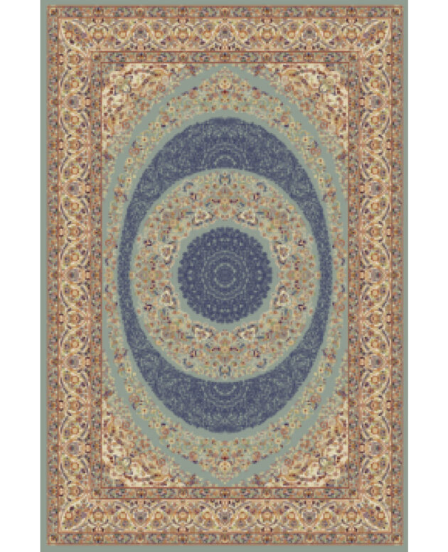 Modern Halı skb 4950A BLUE CREAM