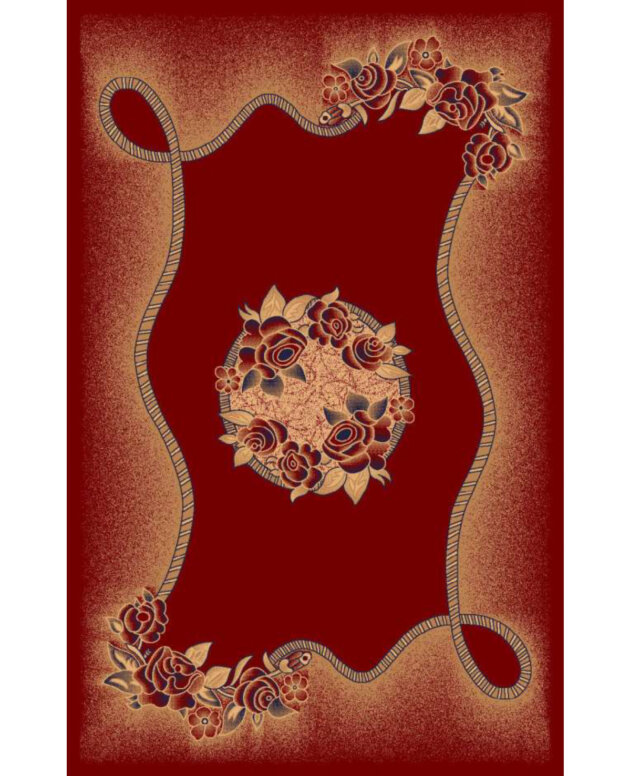 Akrilik Halı skb 7976A RED